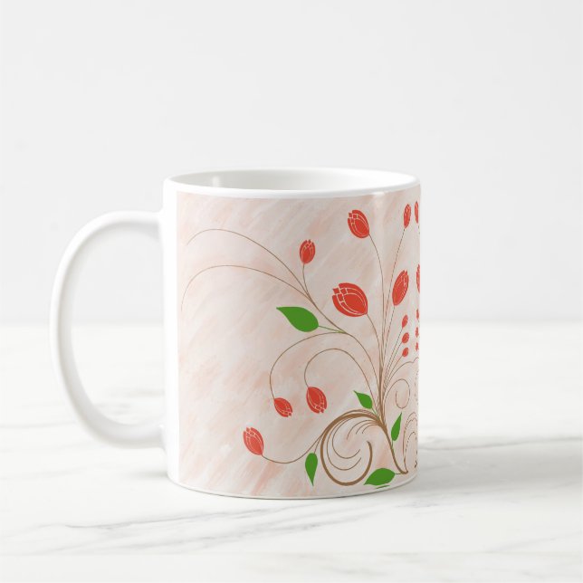 Caneca De Café Tulip Garden (Esquerda)