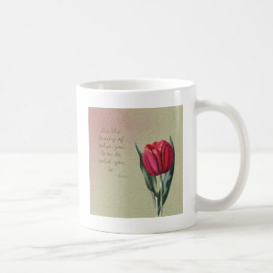 Caneca De Café Tulipa inspirada da beleza