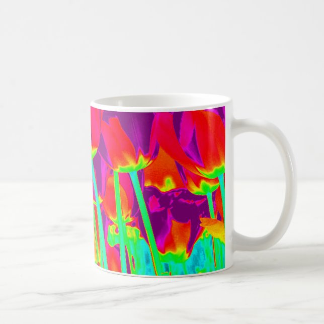 Caneca De Café Tulipas (Direita)