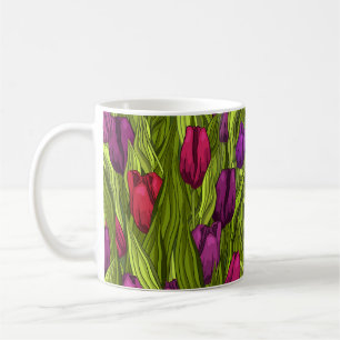 Caneca De Café Tulipas