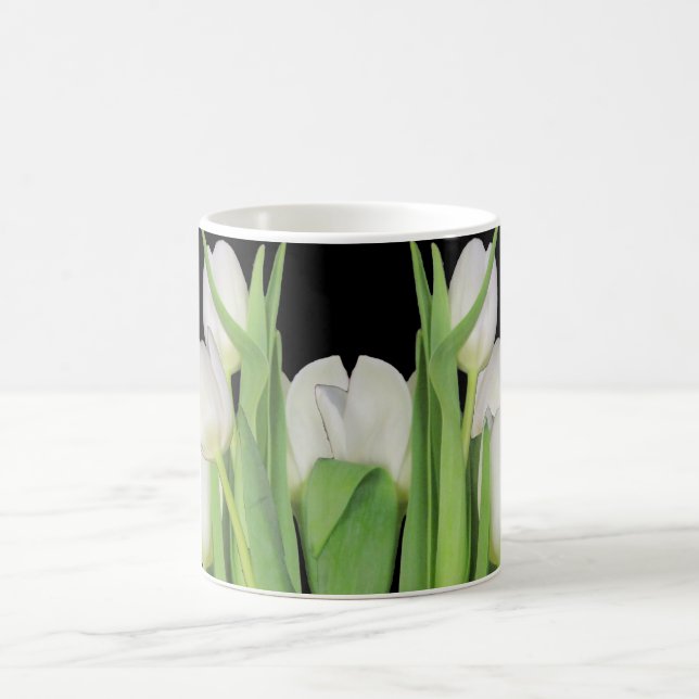 Caneca De Café Tulipas brancas (Centro)