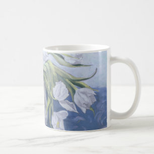 Caneca De Café Tulipas brancas