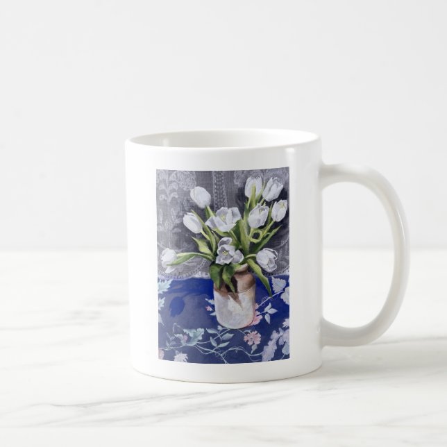 Caneca De Café Tulipas brancas 1994 (Direita)
