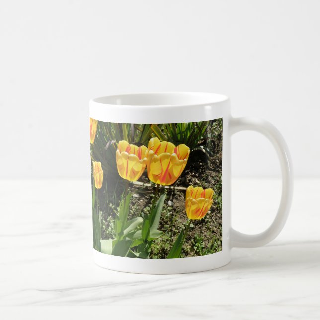 Caneca De Café Tulipas no Sol Mug (Direita)