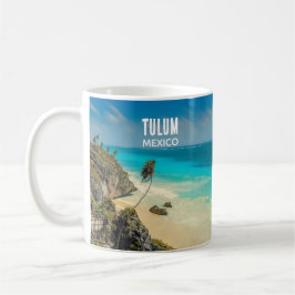 Caneca De Café Tulum de Paraíso da Praia Tropical México