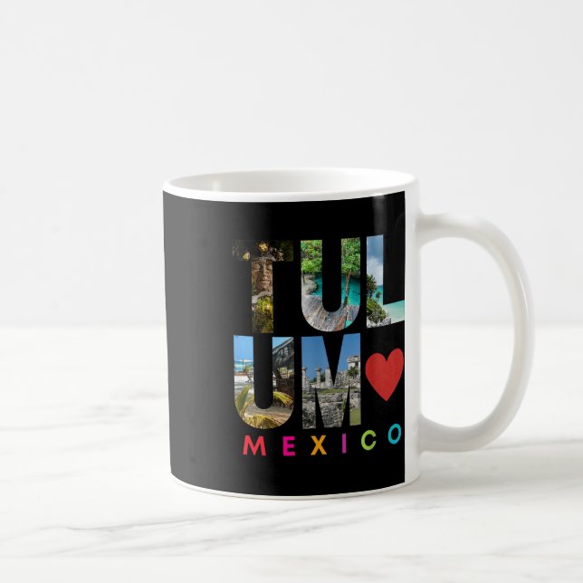 Caneca De Café Tulum Mexico 2022 Vacation Beach Matching Family G (Direita)