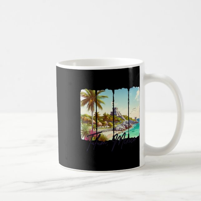 Caneca De Café Tulum México Viagem Encontro-se Comigo Em Tulum Le (Direita)