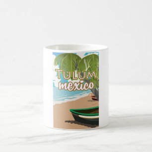 Caneca De Café Tulum, poster de viagens de México