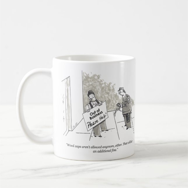 Caneca De Café Tumba fina (Esquerda)
