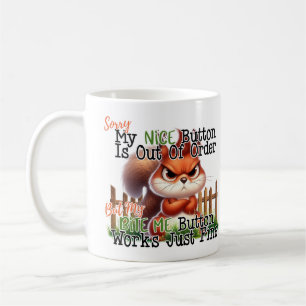 Caneca De Café Tumbler Engraçado de Esquilo