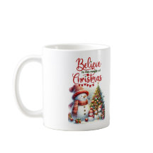 Tumg com boneco de neve Acredite na magia do Natal