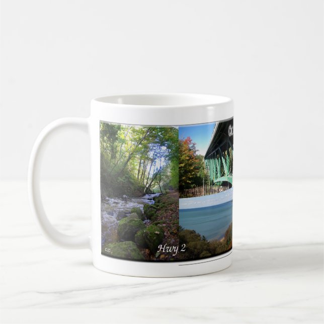 Caneca De Café Tumg da Ponte do Rio Corte (Esquerda)