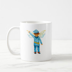 Caneca De Café Tumor Azul-Elf Cheio