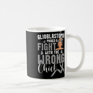 Caneca De Café Tumor cerebral Combater Glioblasto Pintinho Errado
