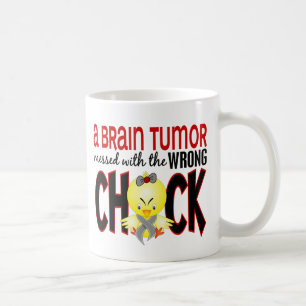 Caneca De Café Tumor cerebral sujado com o pintinho errado