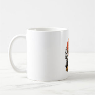 Caneca De Café Túmulo da Cruz de Halloween Caveira Abóbora Gato P