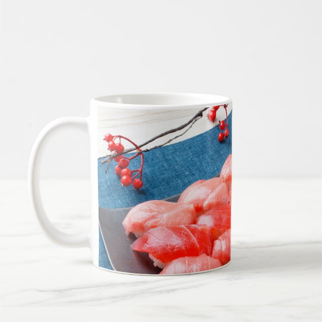 Caneca De Café Tuna Feast – Japanese Sushi Harmony Mug (Esquerda)