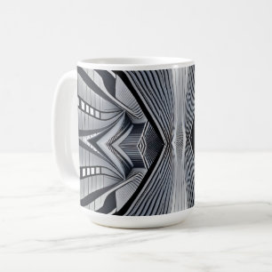 Caneca De Café Túnel de Costelas Futurista  