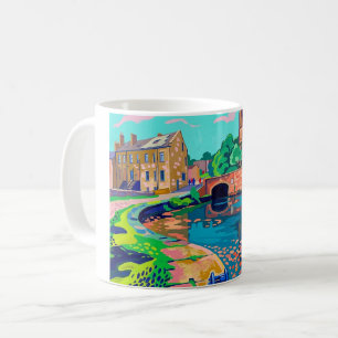 Caneca De Café Túnel de Tuel Lane no Canal de Sowerby Bridge