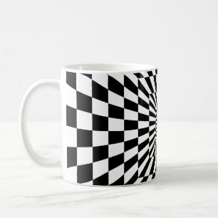 Caneca De Café túnel do tabuleiro de ilusão óptica