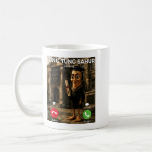 Caneca De Café Tung Tung Tung Sahur Está Chamando Italiano Divert