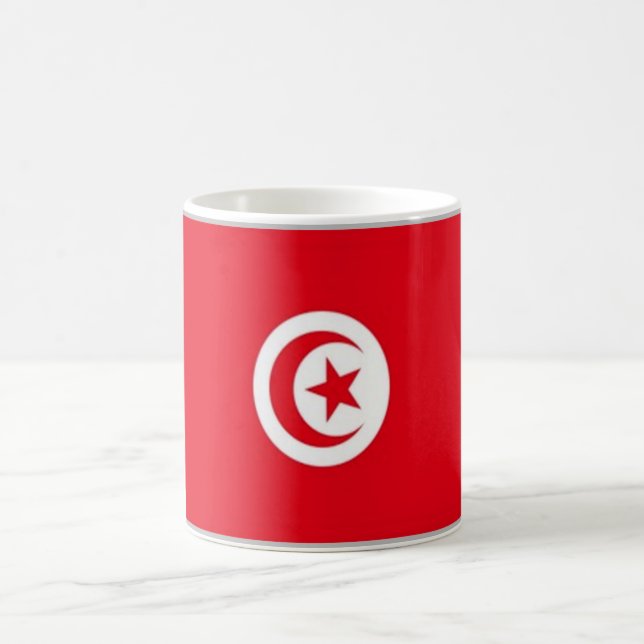 Caneca De Café Tunísia - Bandeira - (Centro)