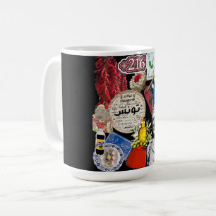 Caneca De Café Tunisia Design Cultura e Patrimônio Tunisiano