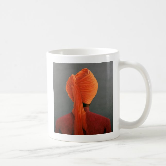 Caneca De Café Turbante alaranjado (Direita)