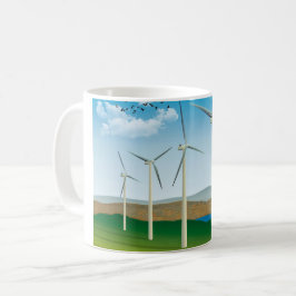 Caneca De Café Turbinas eólicas