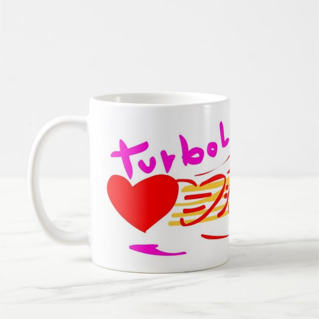 Caneca De Café Turbo love (Esquerda)