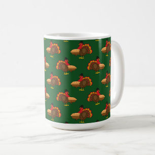 Caneca De Café Turca bonita com trote de abóbora