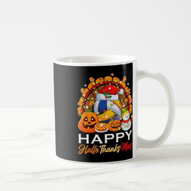 Caneca De Café Turca Feiticeira de Voleibol Luzes Xmas Hallothan (Direita)