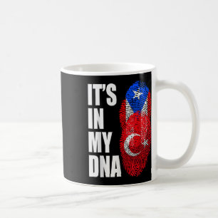 Caneca De Café Turco E Porto-Riquino Mix Heritage Dna Flag