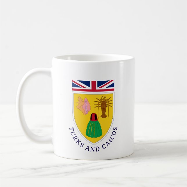 Caneca De Café Turcos e Caicos (Esquerda)