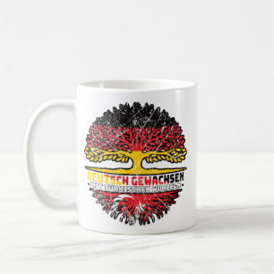 Caneca De Café Türkei Türkisch Deutsch Alemanha Baum Wurzel
