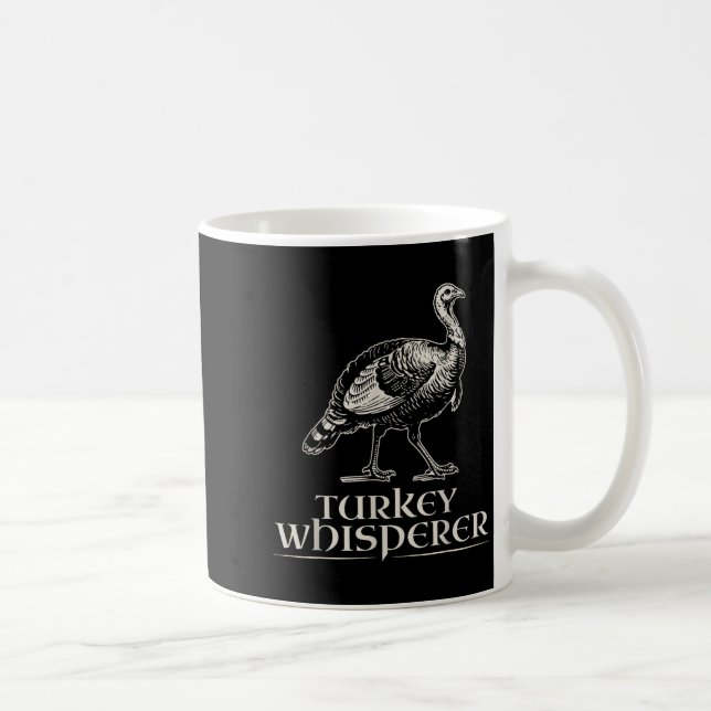 Caneca De Café Turkey Whisperer Funny Hunting Gift For Men Women  (Direita)