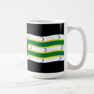 Caneca De Café Turkmens Flag Mug