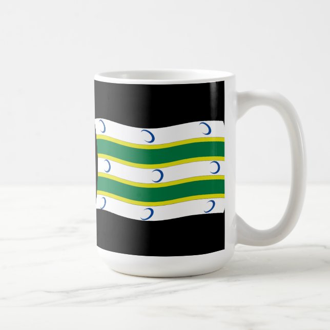 Caneca De Café Turkmens Flag Mug (Direita)