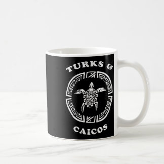 Caneca De Café Turks E Caicos Retro Vintage Tril Tartaruga Vacati