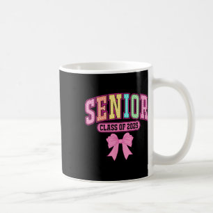 Caneca De Café Turma De 2025 Coquette Sênior Formatura 2025 De Vo
