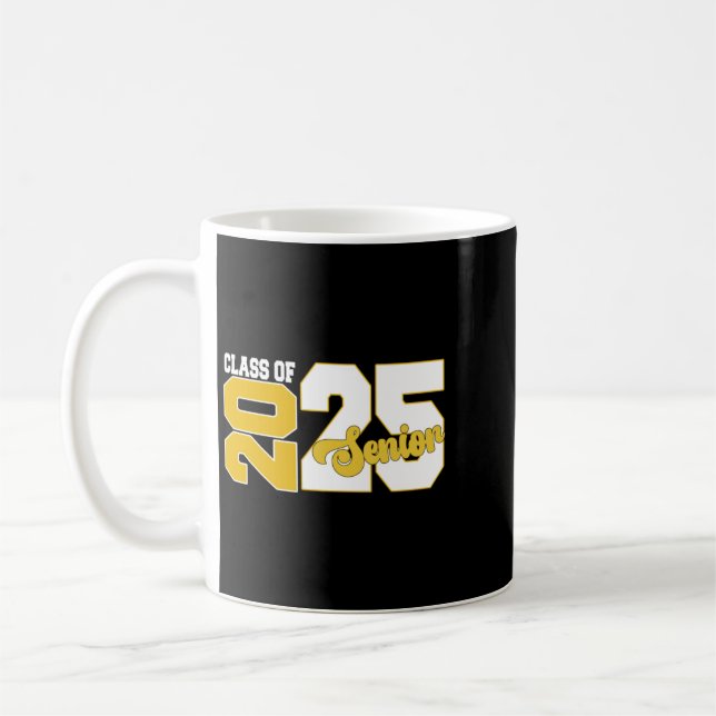 Caneca De Café Turma De 2025 Formatura 2025 Volta À (Esquerda)