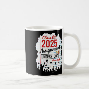 Caneca De Café Turma de 2025 Formatura Faculdade Pós-Graduação