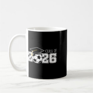 Caneca De Café Turma De 2026 Senior 2026 Futebol Escola Secundári