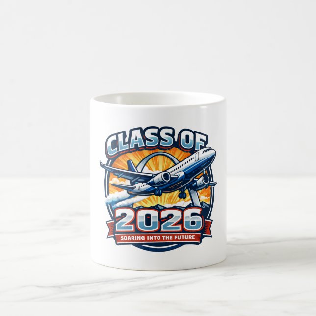 Caneca De Café Turma de 2026 - Voando para o Futuro (Centro)