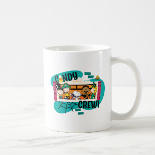 Caneca De Café Turma do Amendoim Equipe de Doces Halloween