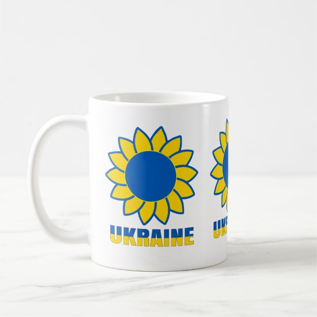 Caneca De Café  Turnê De Camisa De Sol Ucraniano Wham-O Para (Esquerda)