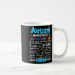 Caneca De Café Turnê Mundial de Conscientização do Autismo Profes