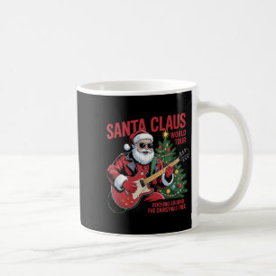 Caneca De Café Turnê Mundial do Papai Noel Rocking Around The Chr