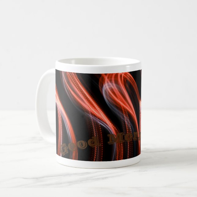 Caneca De Café Turnos Clássicos (Frente Esquerda)