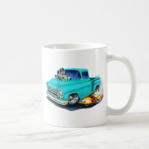 Caneca De Café Turquesa 1957 do recolhimento de Chevy